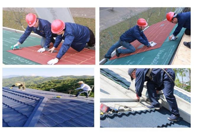 Techo de fibra de vidrio de asfalto impermeable 7