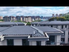 Fibra de vidrio Asfalto de piedra de techo de cuerdas decorativas para el comercio